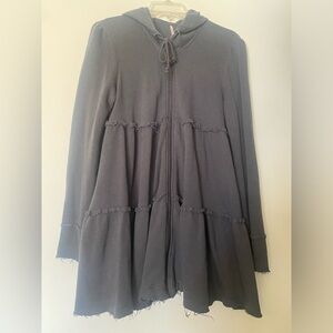 Free People Size Small Tiered Oversize Trapeze Jacket Boho
Hoodie